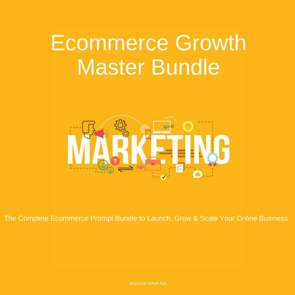 ⭐ Ecommerce Growth Bundle Complete AI Prompt Bundle to Launch, Grow & Scale Your Shopify Store product